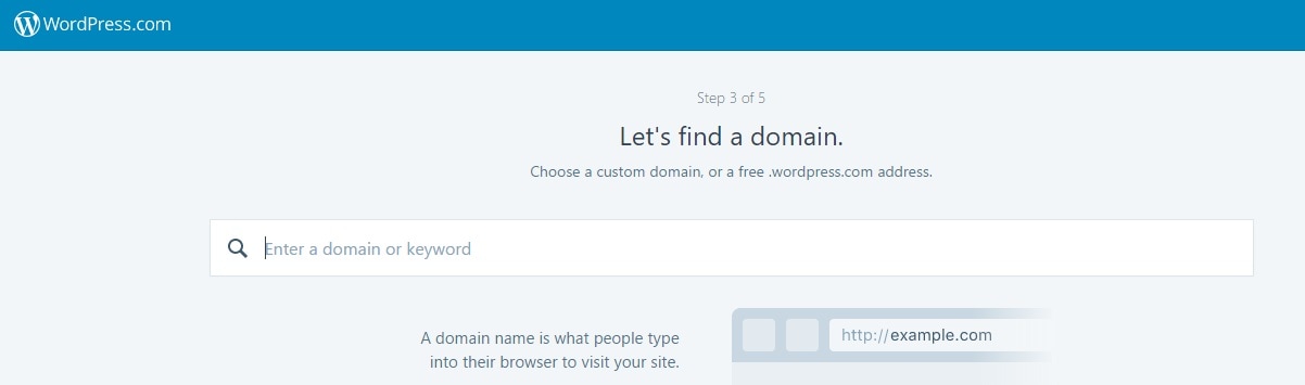 Free wordpress domain name